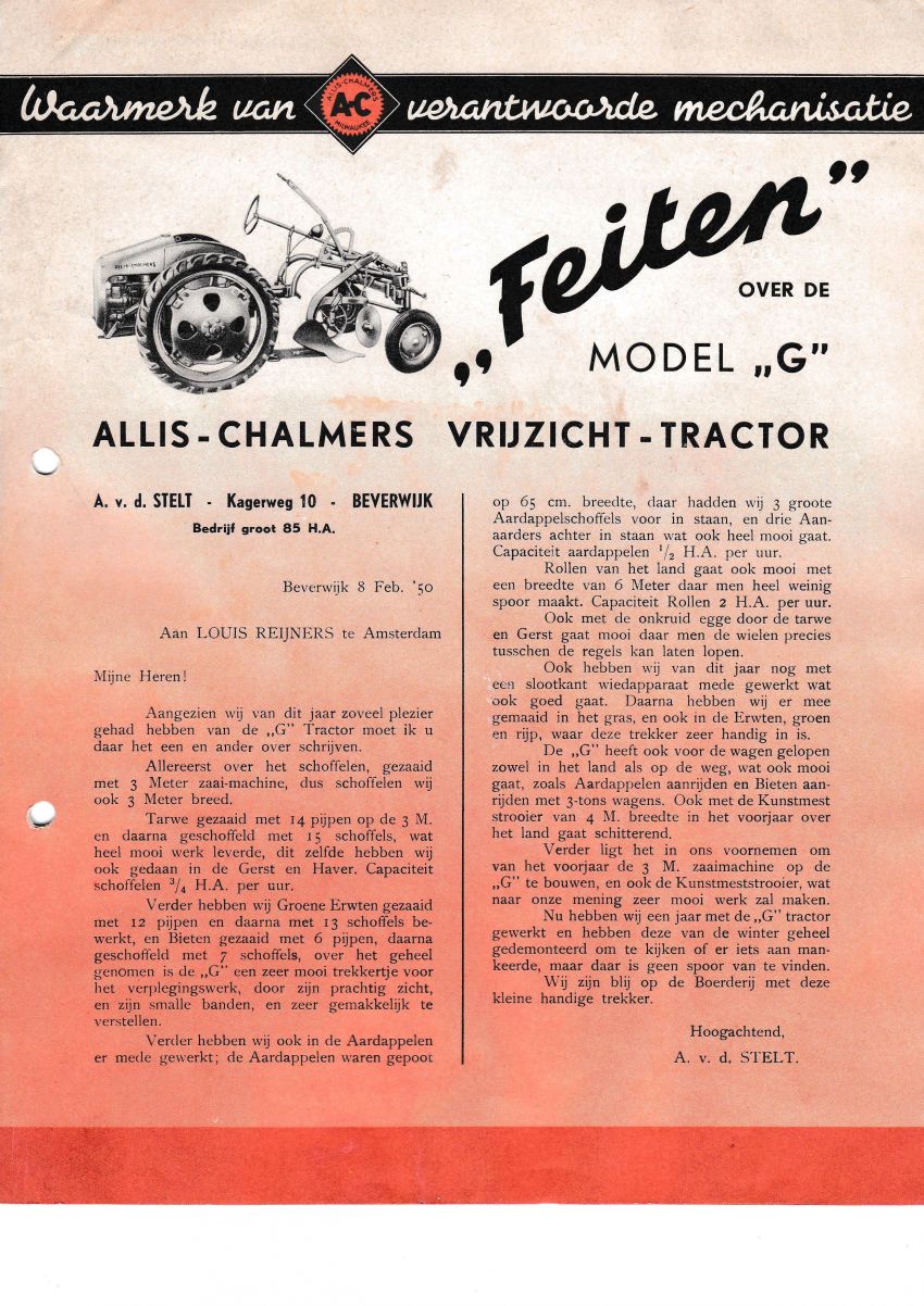 Brochure - Allis-Chalmers G