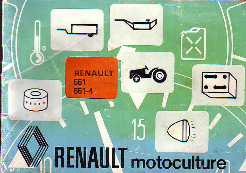 Renault 551/551-4 gebruikershandleiding Duits
