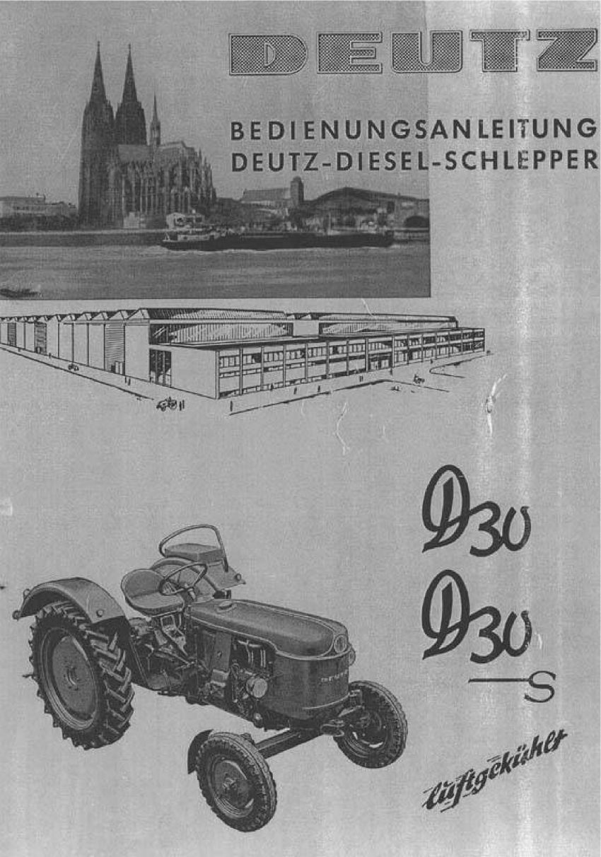 Deutz D30 & D30s Handleiding